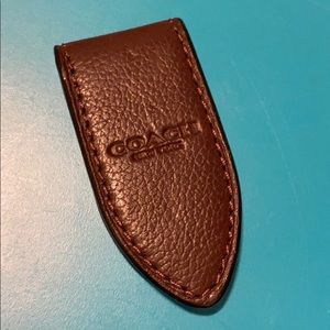 Coach money clip